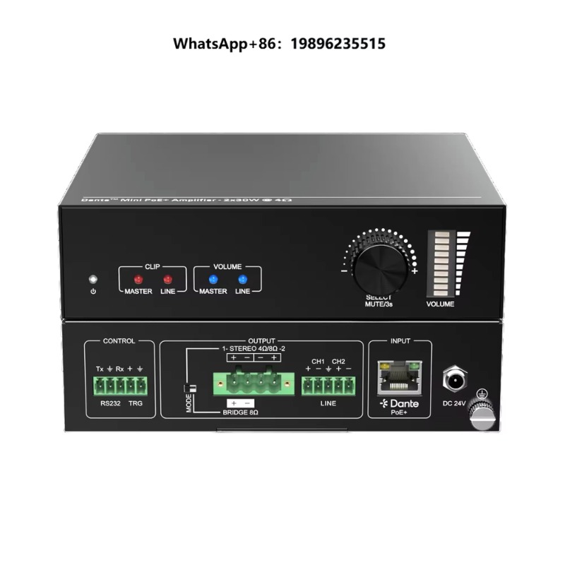 Portable Amplifier Mini - 2チャンネルミニポータブルプロフェッショナルメタルサブウーファースピーカー24V電源2x30Wアプリ制御3年保証オーディオカーアンプ
