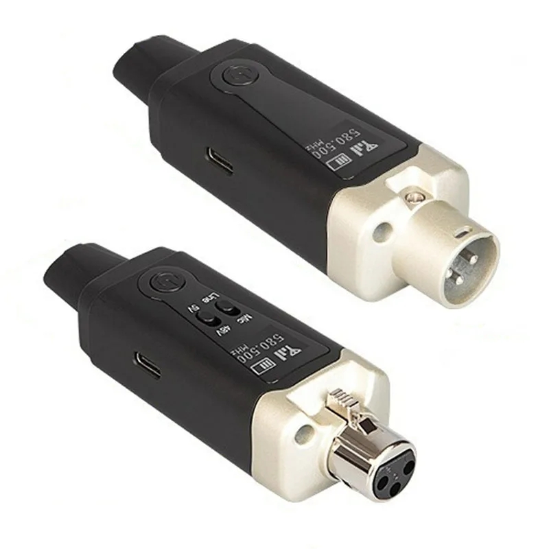 Xlr Microphone Condenser - Uhfワイヤレスマイクシステム、xlrマイクコンバーター、自動送信機、コンデンサー用レシーバー