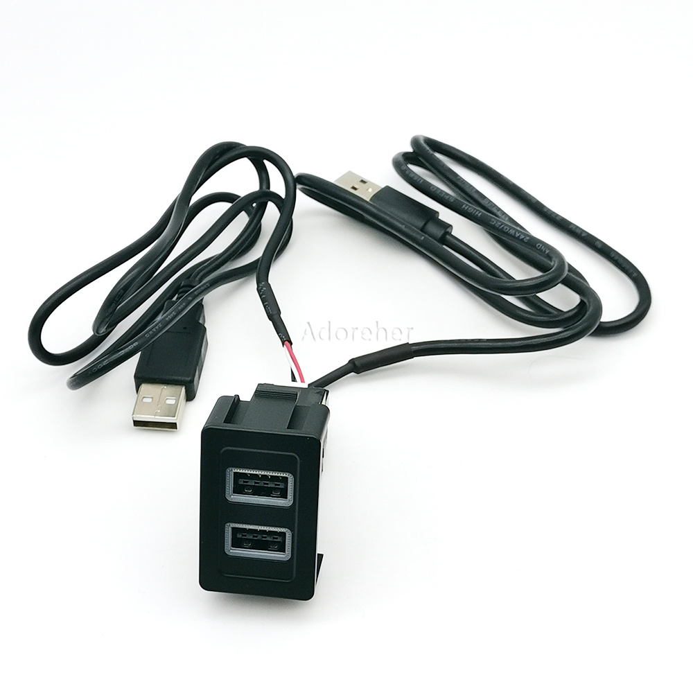 Audio Interface Usb - スズキ SX4 スイフト車用デュアル QC3.0 USB オーディオデータインターフェイス充電アダプターソケットカーアクセサリー