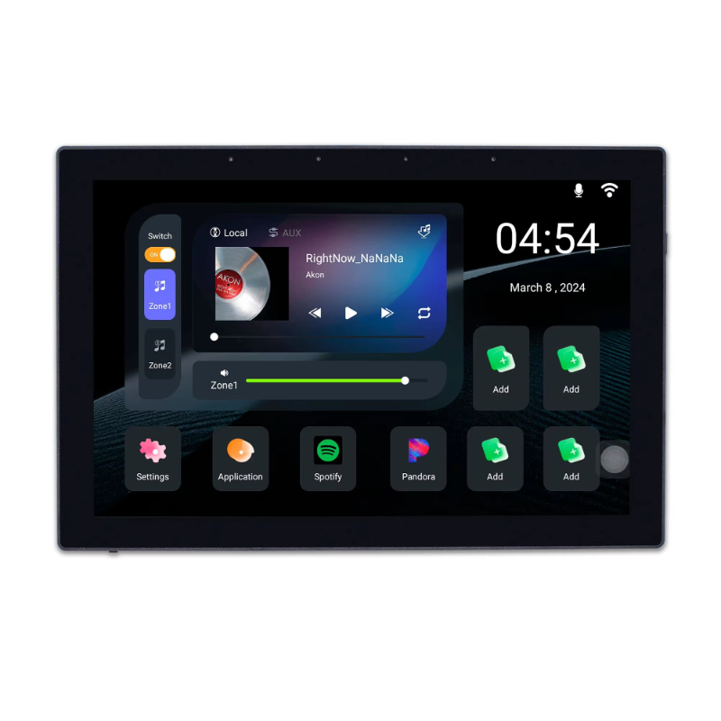Audio Music Background Free - Bluetooth Wifi ホームオーディオ バックグラウンドミュージックシステム 7インチ 6ゾーン