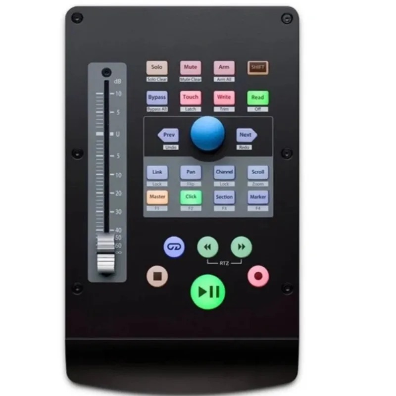 Audio Music Production - 1チャンネルモーターライズドフェーダーUSB DAW MIDIコントローラー、スタジオオーディオミキシングコントロールサーフェス（音楽録音制作用）