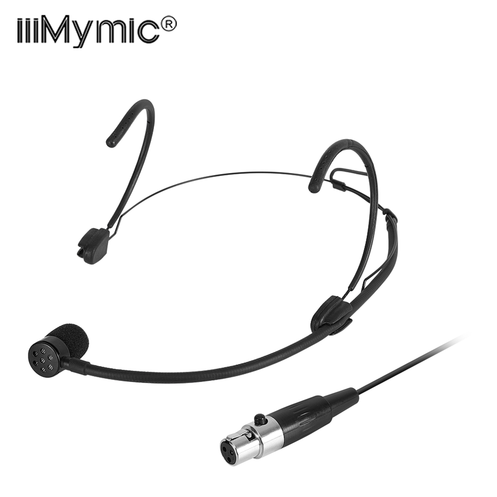 Xlr Microphone Condenser - Iiimymic 単一指向性ブラックヘッドセットマイク 3 ピン XLR TA3F