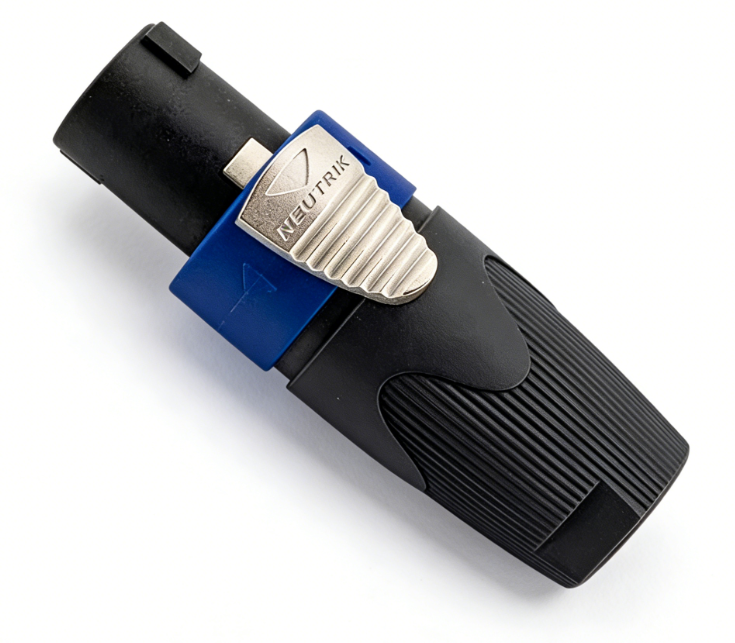 Xlr Microphone Condenser - NEUTRIK 4芯 4P XLRスピーカー用 オム抵抗航空オーディオケーブルプラグ NL4FX
