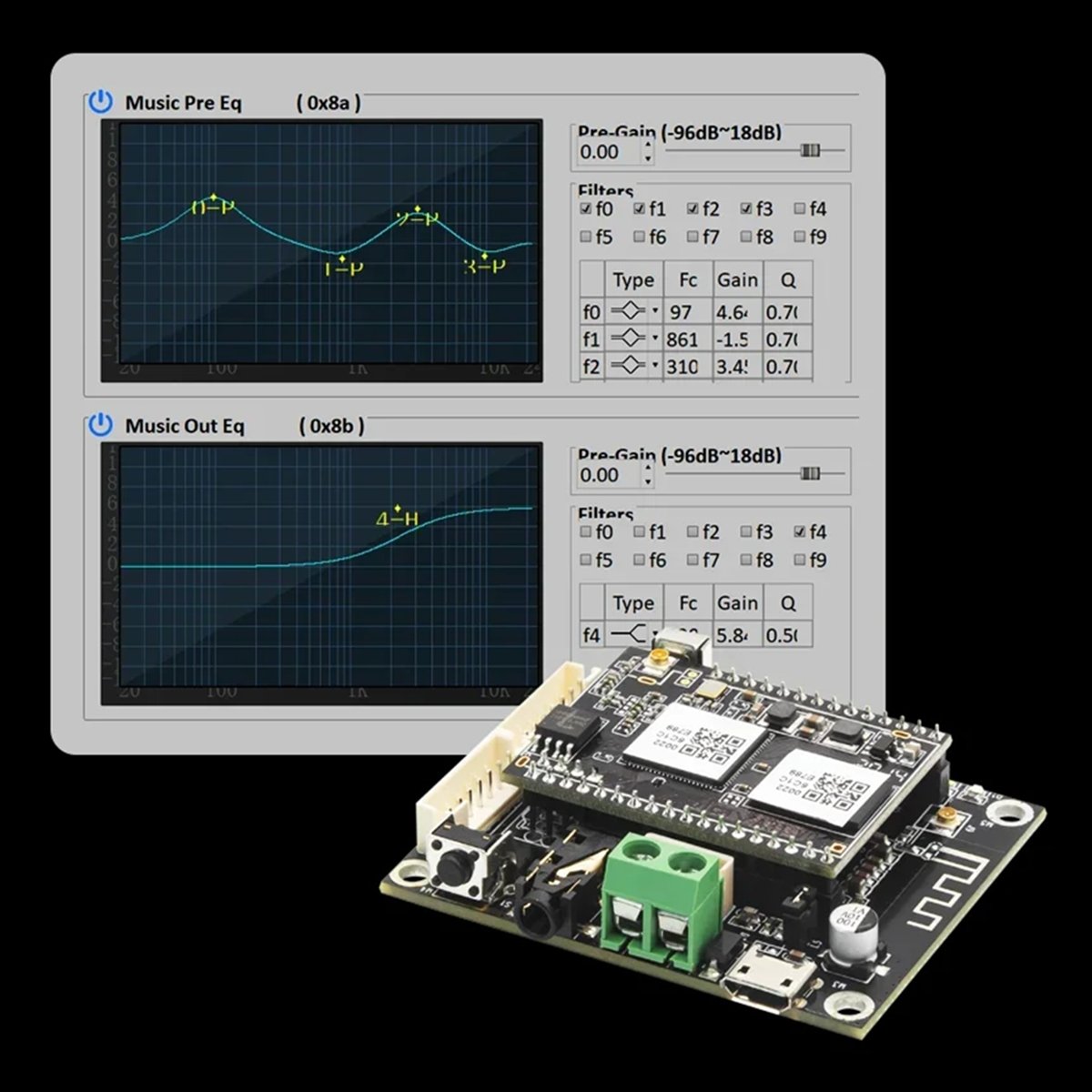 Music Audio Pro - HDL Up2Stream Pro V3 ワイヤレスオーディオレシーバーボード Bluetoothオーディオ受信