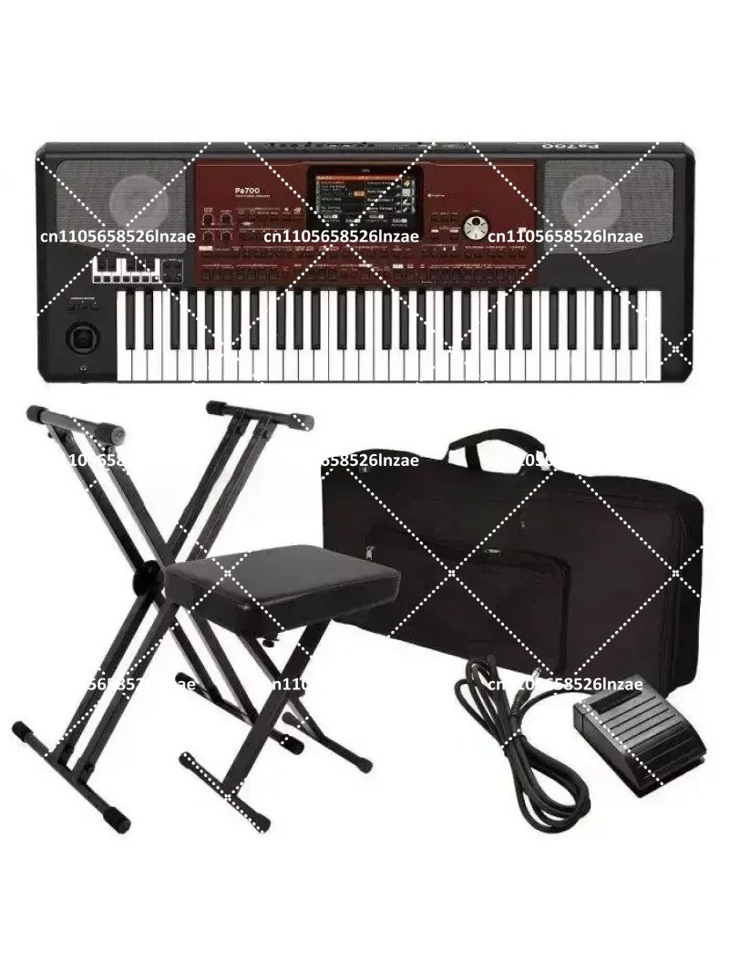 Keyboard Piano 61 Key - プロ仕様のタッチスクリーン搭載アレンジャーキーボードピアノ、61鍵ポータブルシンセサイザーワークステーション（ライブパフォーマンス用）