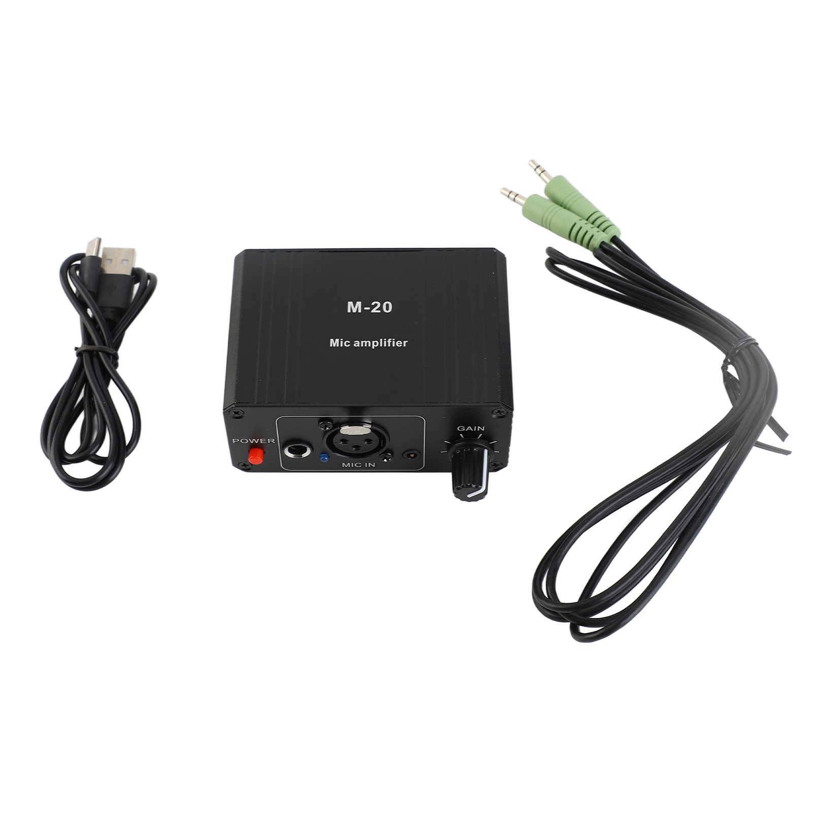 Xlr Microphone Condenser - ポータブルマイクプリアンプ ハイゲイン 48V ファンタム電源 XLR 出力