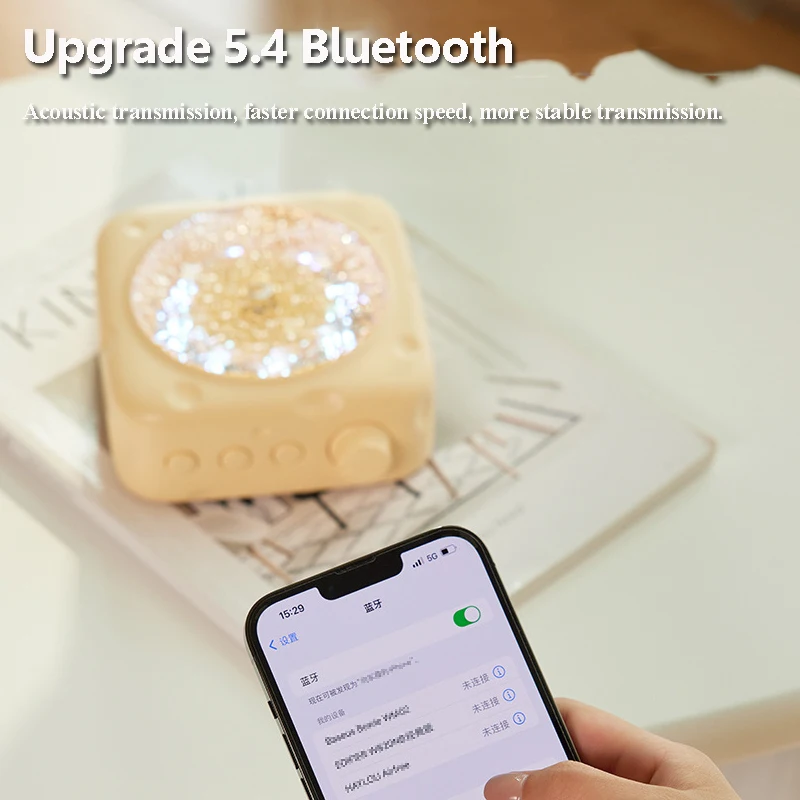 RGB雰囲気ライト付きポータブル波投影ライトBluetoot - Audio Music Wave のレビューと価格