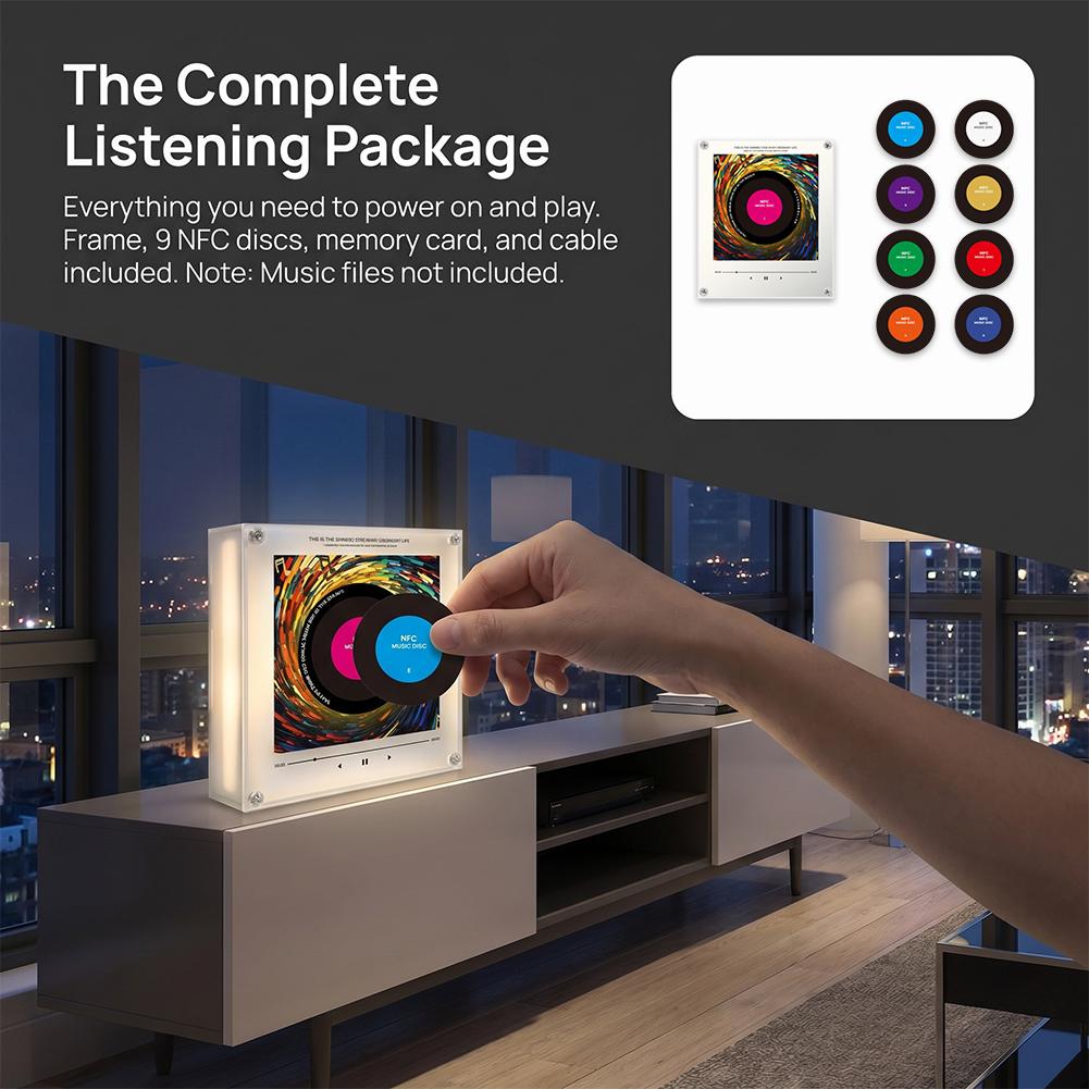 NFCセンシングソングプレーヤーナイトライト自動歌唱冷蔵庫磁 - Music Song Audio のレビューと価格