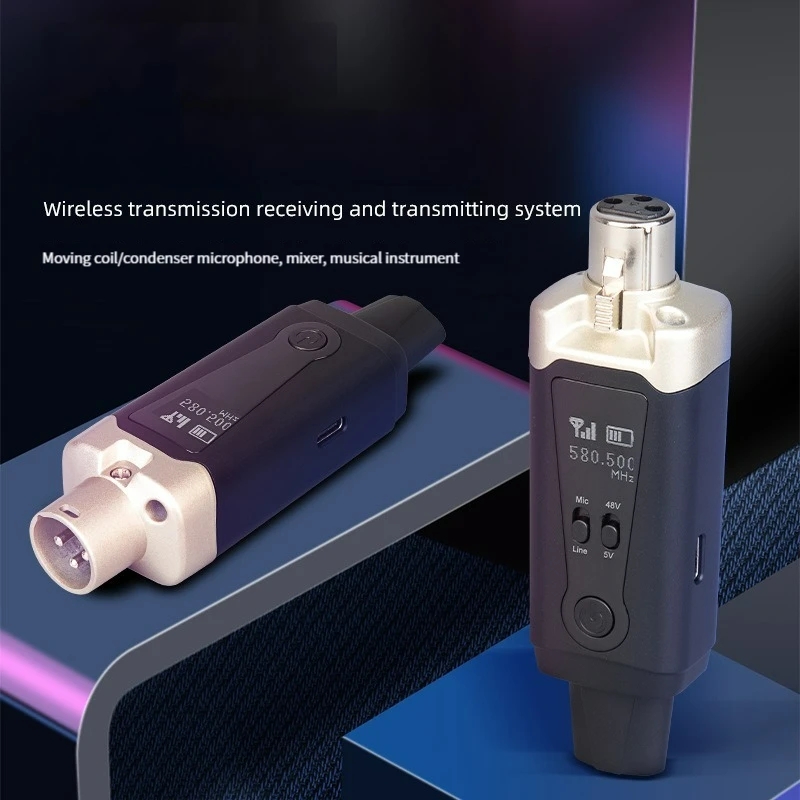 Uhfワイヤレスマイクシステム、xlrマイクコンバーター、自 - Xlr Microphone Condenser のレビューと価格