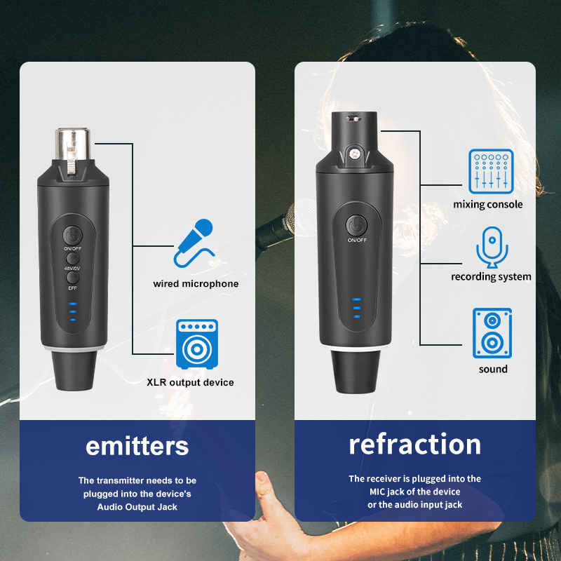 ワイヤレスXLR送信機と受信機、ダイナミックマイクとコンデン - Xlr Microphone Condenser のレビューと価格