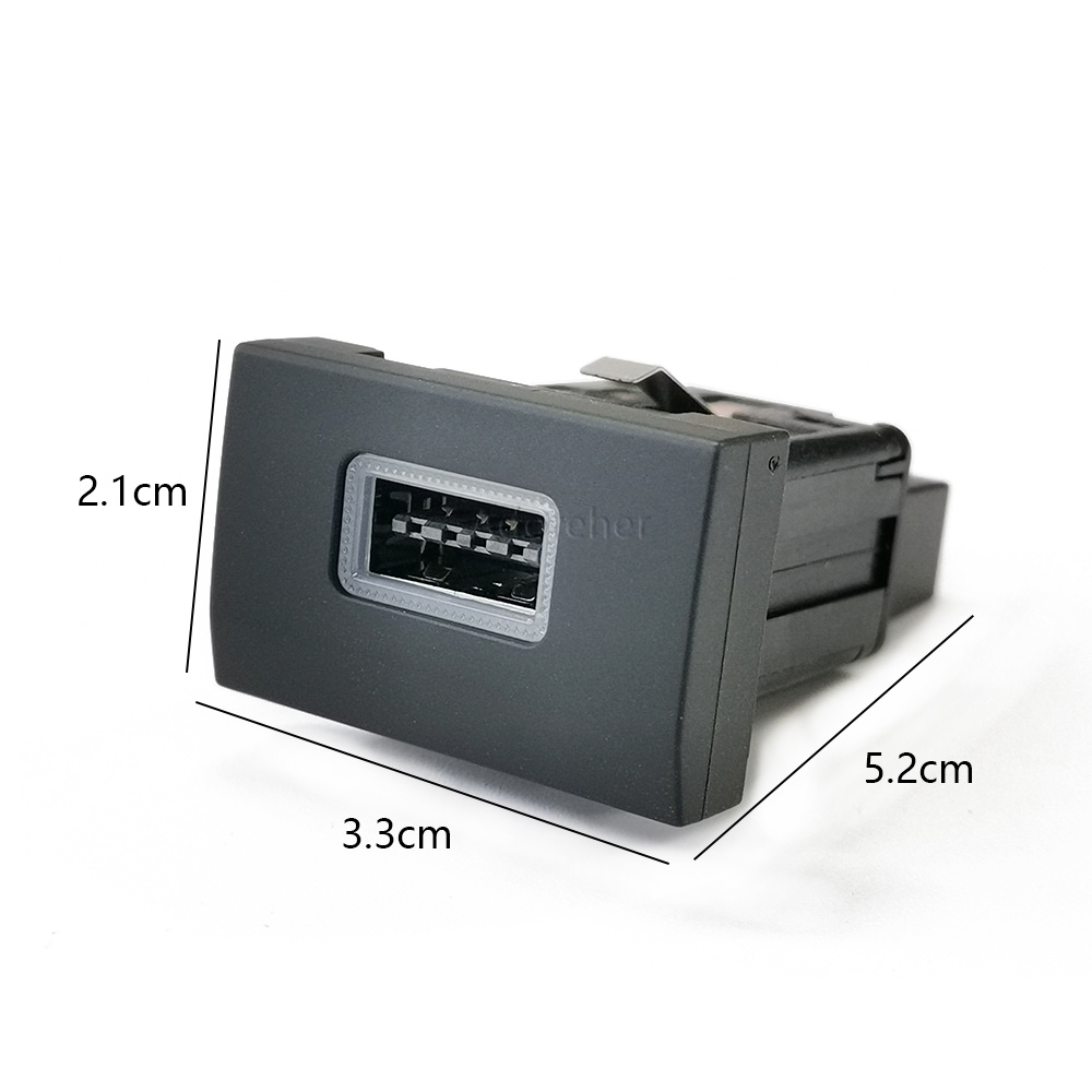1PC 車用USB入力アダプターソケット オーディオラジオ  - Audio Interface Usb のレビューと価格