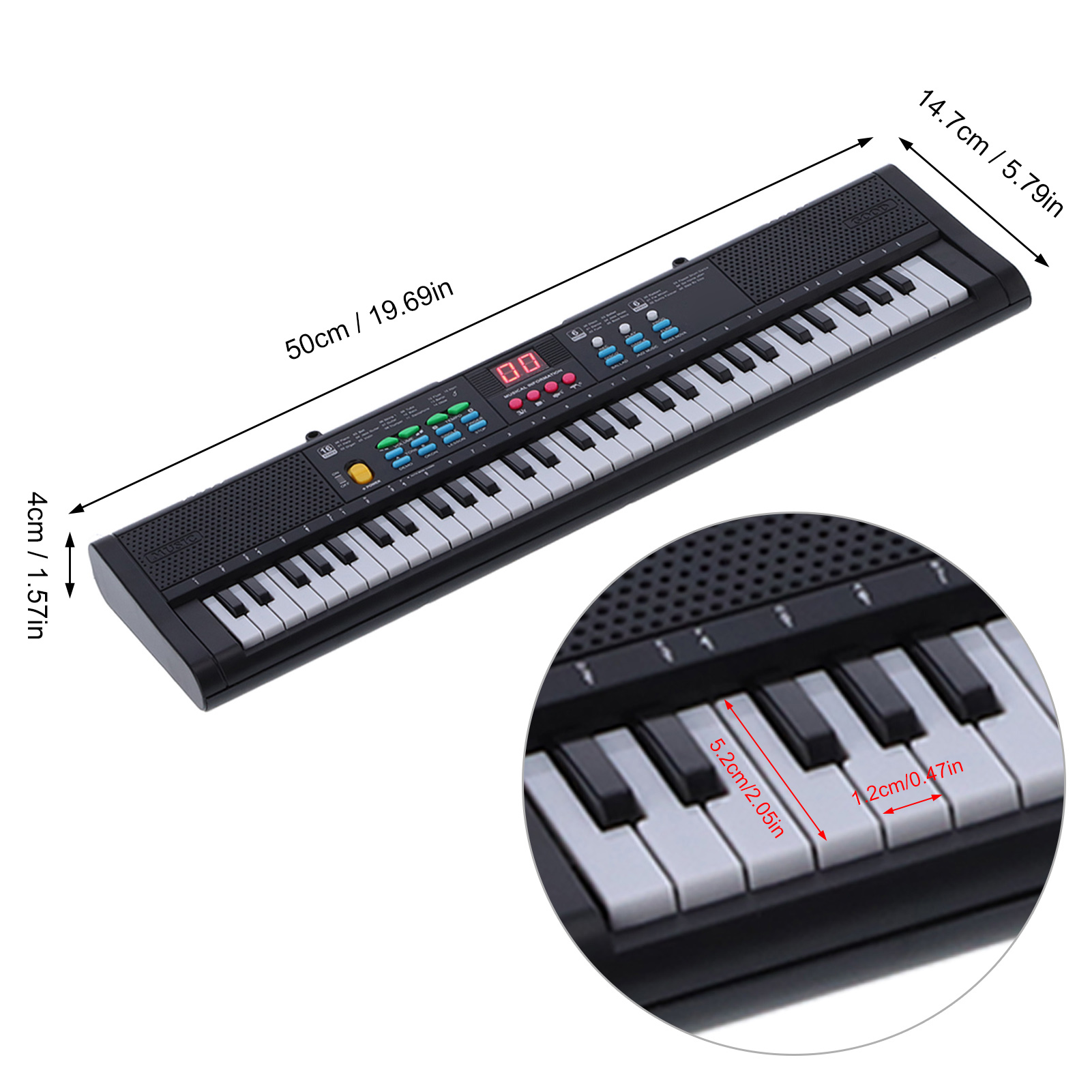 子供用キーボードピアノ楽器 61鍵 電子デジタル多機能子供用 - Keyboard Piano 61 Key のレビューと価格