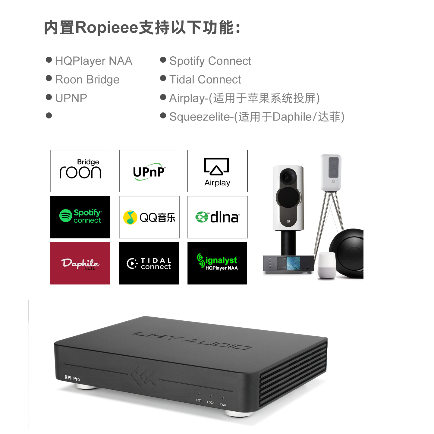 タイガーフィッシュオーディオ RPI Pro ストリーミング - Music Audio Pro のレビューと価格