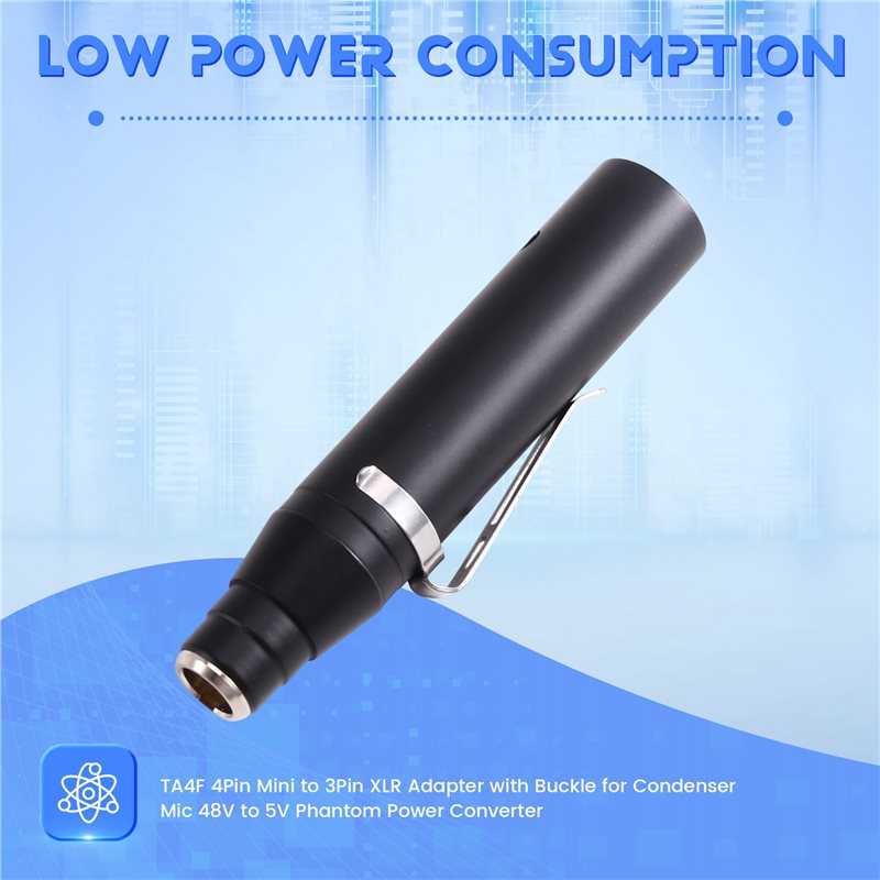 TA4F 4ピンミニ-3ピンXLRアダプター、コンデンサーマ - Xlr Microphone Condenser のレビューと価格