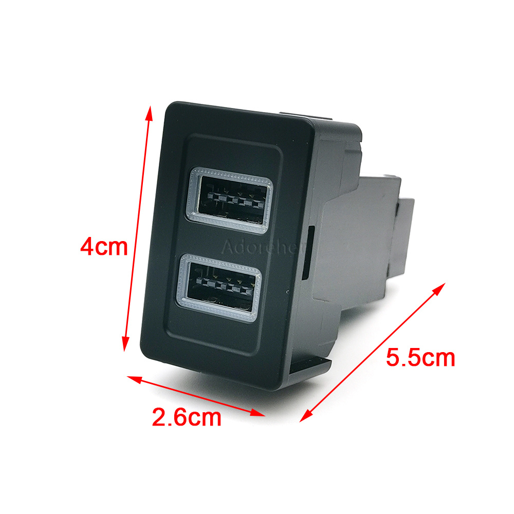 スズキ SX4 スイフト車用デュアル QC3.0 USB オ - Audio Interface Usb のレビューと価格