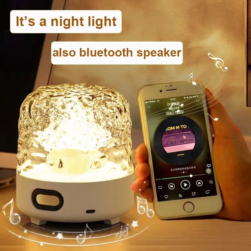ダイナミックな水の波紋プロジェクター Bluetooth ス - Audio Music Wave のレビューと価格