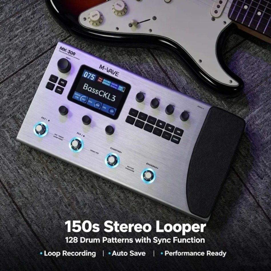 M-VAVE MK-300 ワイヤレスギターアンプモデラープ - Audio Interface Usb のレビューと価格