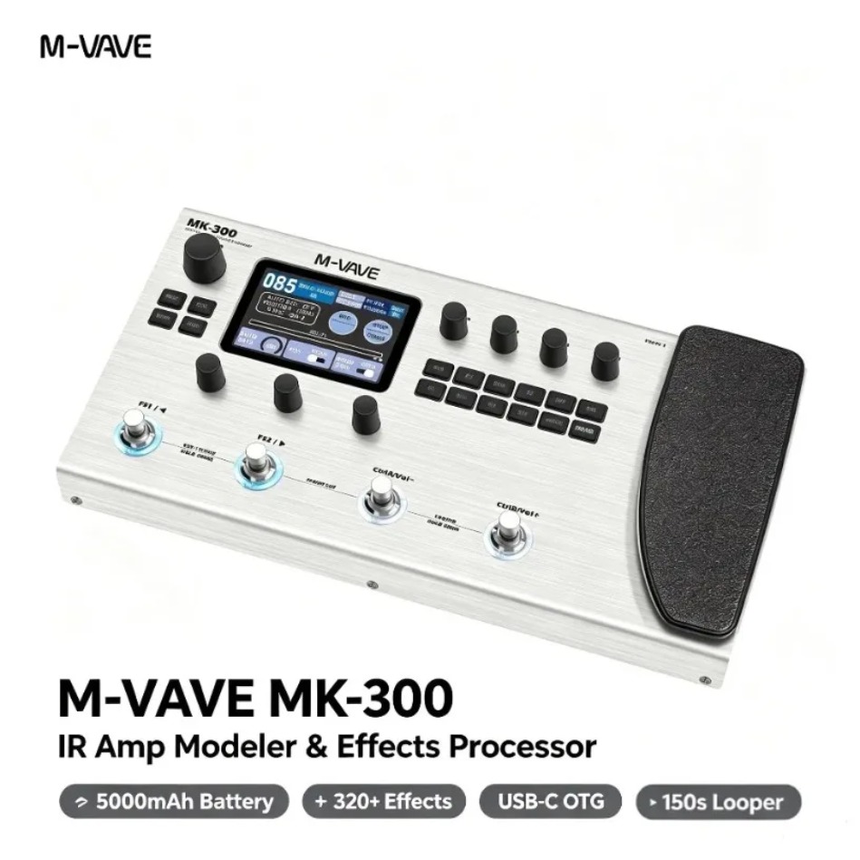 M-VAVE MK-300 ワイヤレスギターアンプモデラープ - Audio Interface Usb のレビューと価格