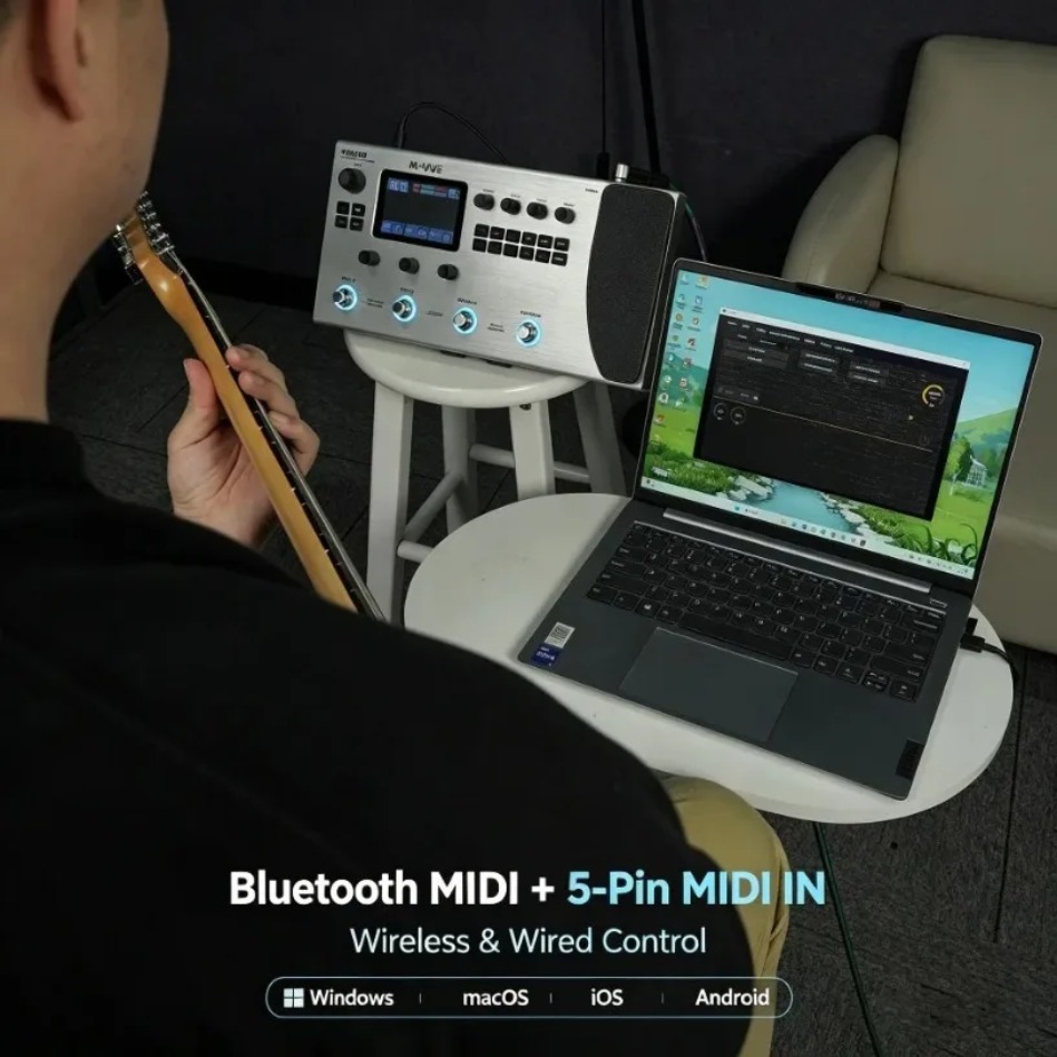 M-VAVE MK-300 ワイヤレスギターアンプモデラープ - Audio Interface Usb のレビューと価格