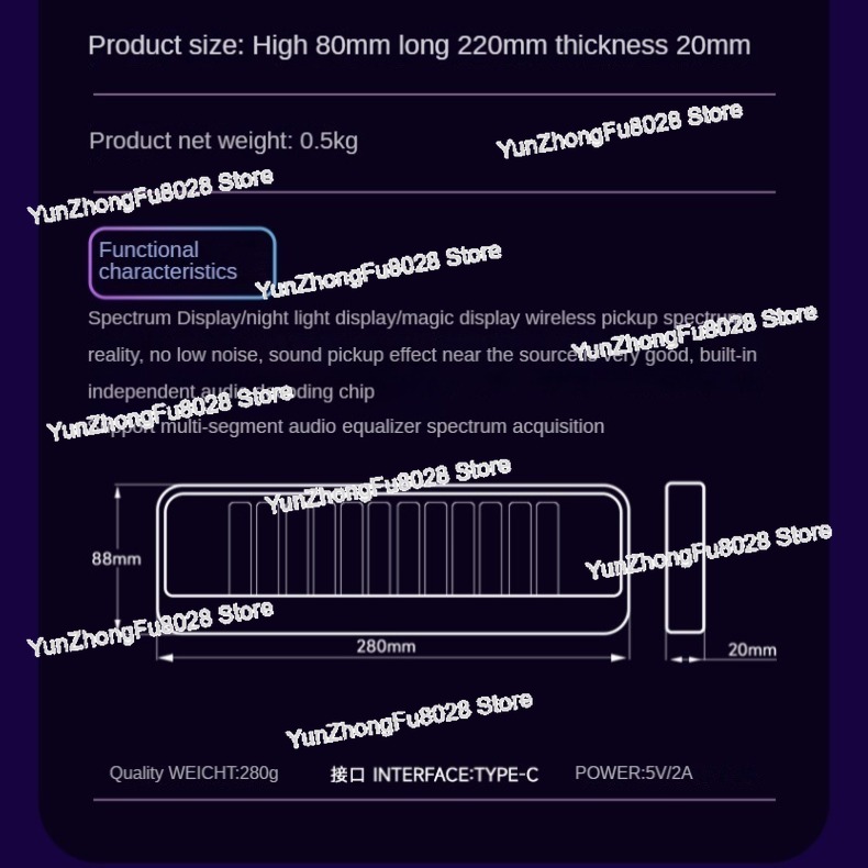 12ビットRGBピックアップレベルライトLEDディスプレイサ - Audio Music Youtube のレビューと価格