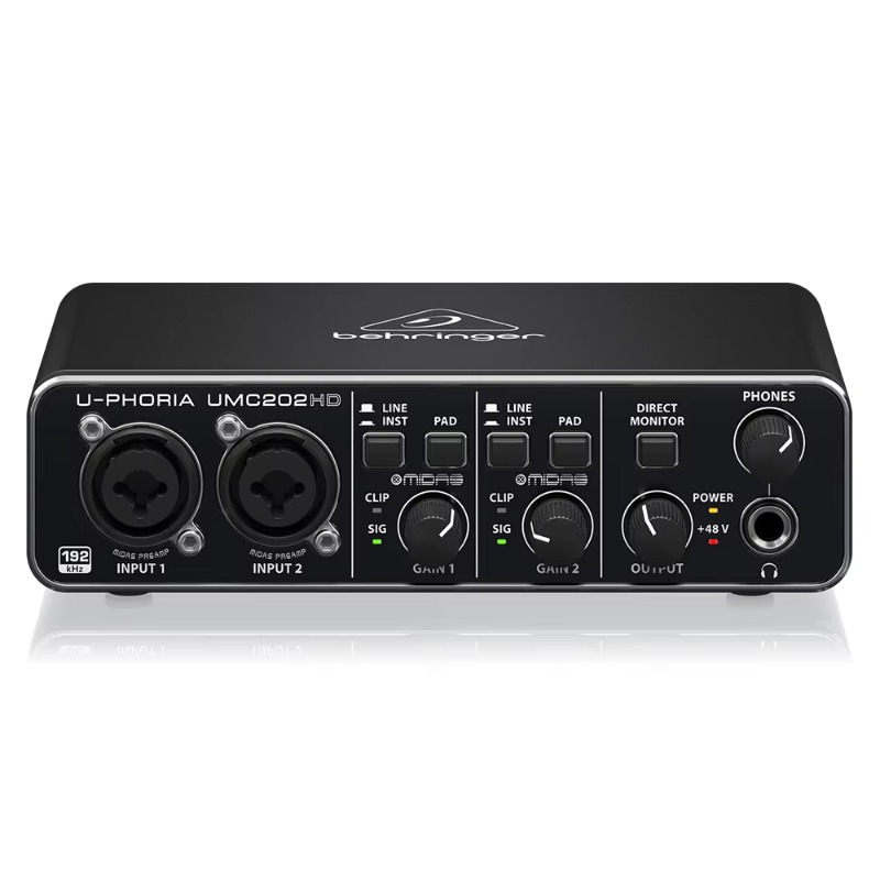 ベリンガー U-Phoria スタジオプロレコーディングバン - Music Audio Pro のレビューと価格
