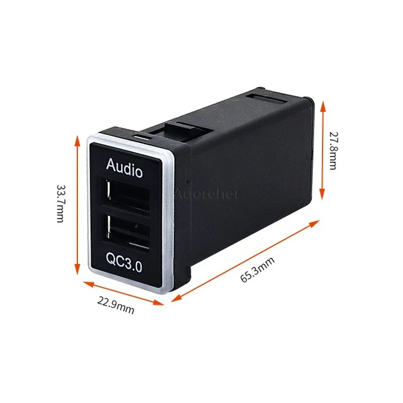 1Pc 高速車の充電器オーディオ QC3.0 USB インタ - Audio Interface Usb のレビューと価格