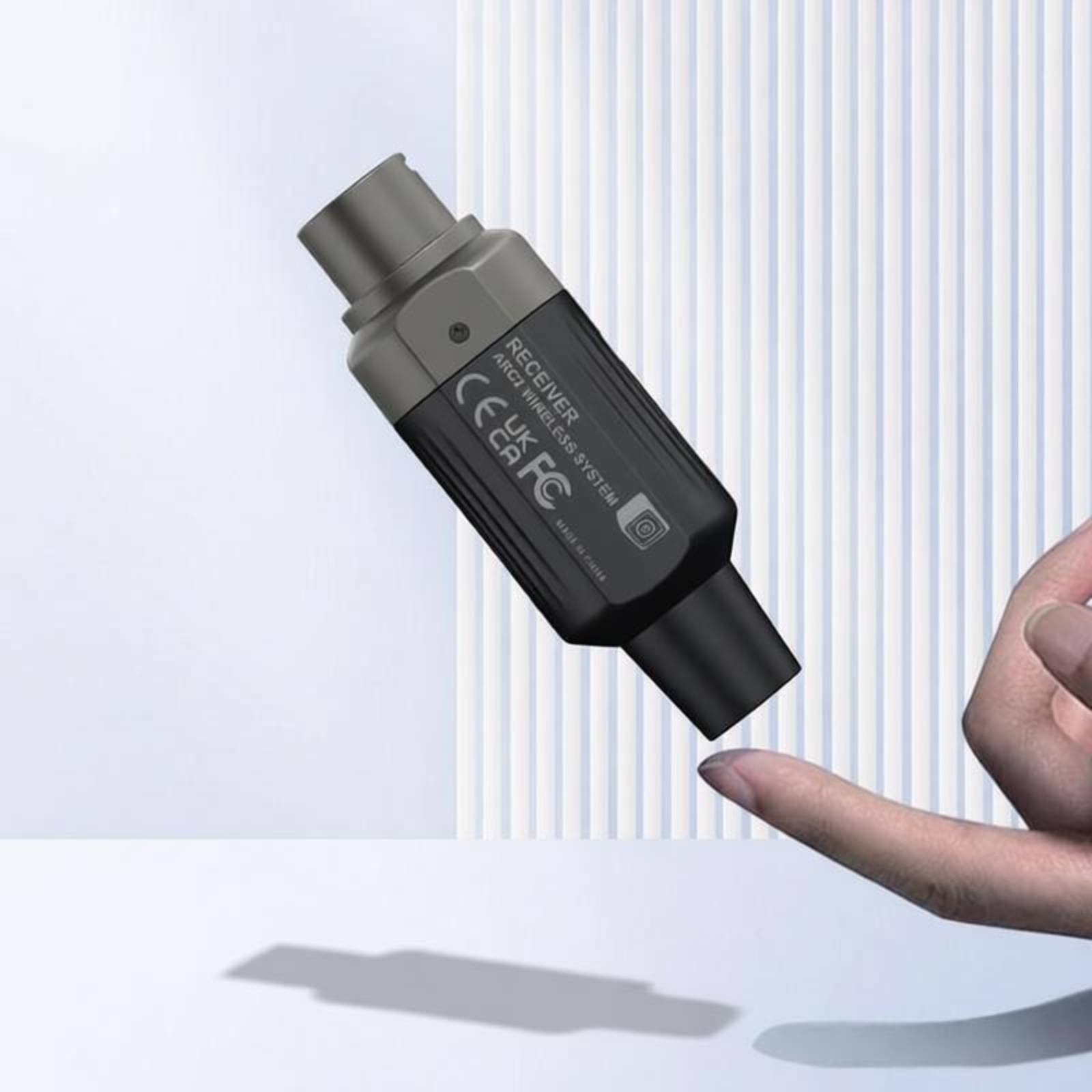 2個のワイヤレスXLRトランスミッター、安定した伝送、ワイヤ - Xlr Microphone Condenser のレビューと価格