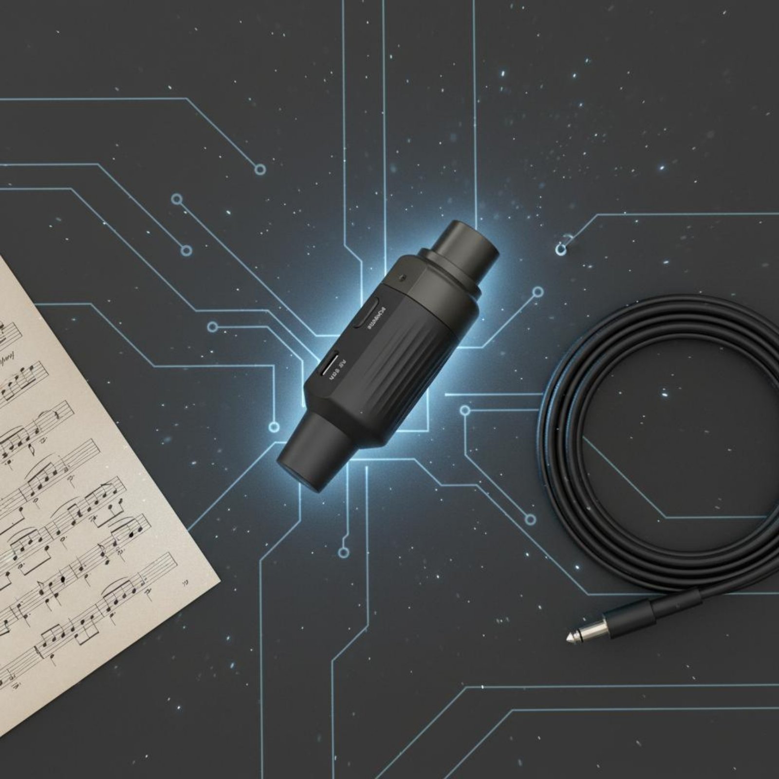 2個のワイヤレスXLRトランスミッター、安定した伝送、ワイヤ - Xlr Microphone Condenser のレビューと価格