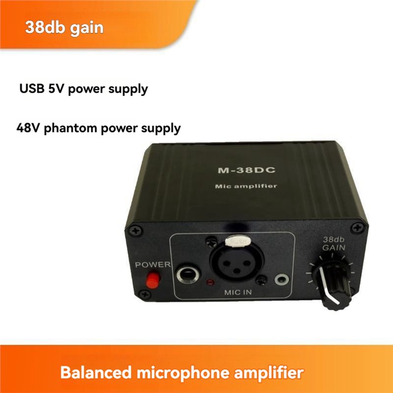 ABJF-Protable マイクプリアンプ XLR 出力マ - Xlr Microphone Condenser のレビューと価格