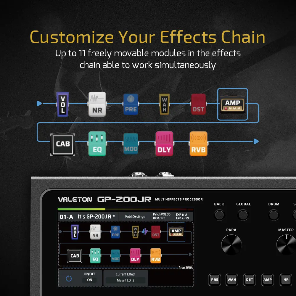 VALETON GP-200JR ギターベースアンププロセッ - Audio Interface Usb のレビューと価格