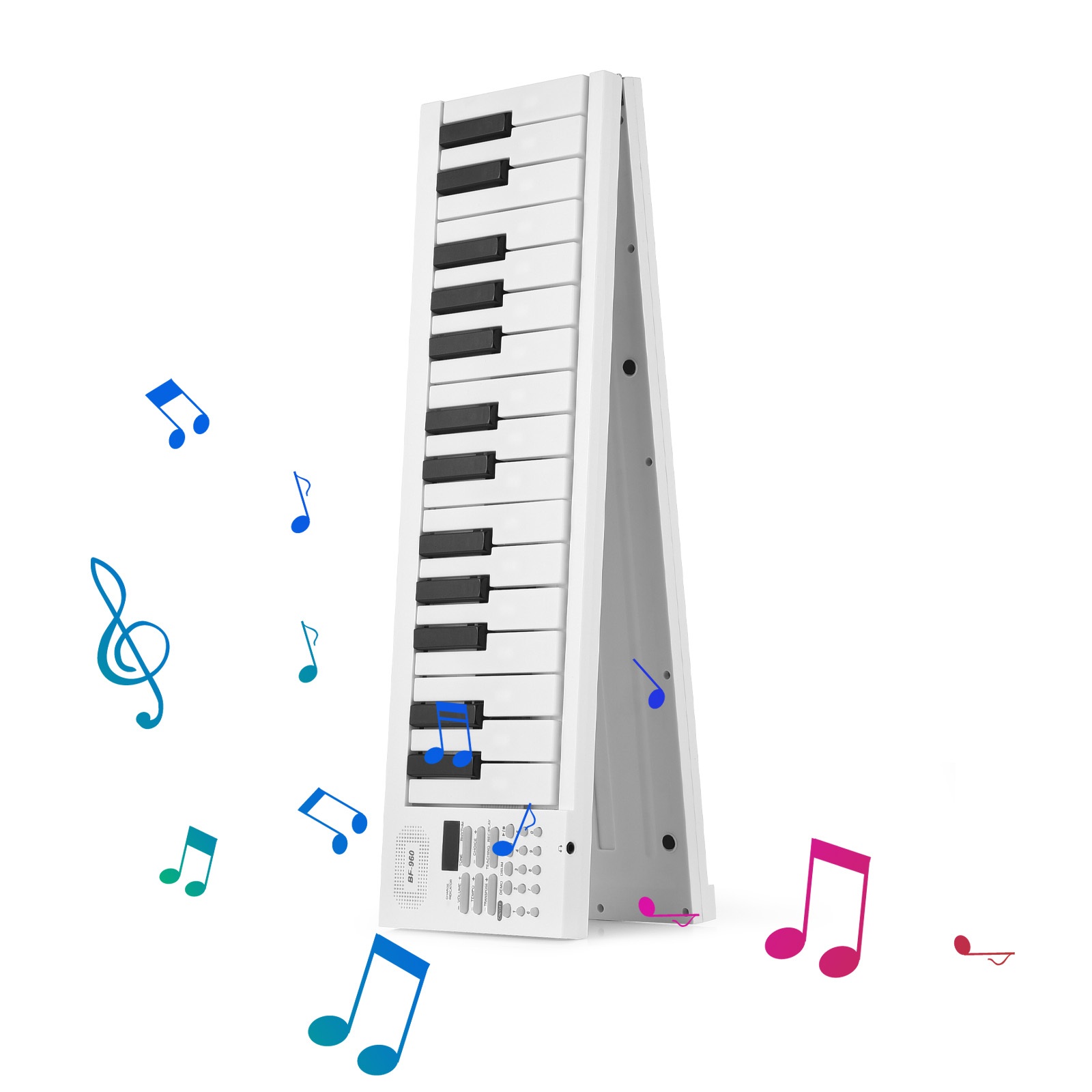 折りたたみ式多機能電子ピアノ,61キーキーボード,LEDディ - Keyboard Piano 61 Key のレビューと価格