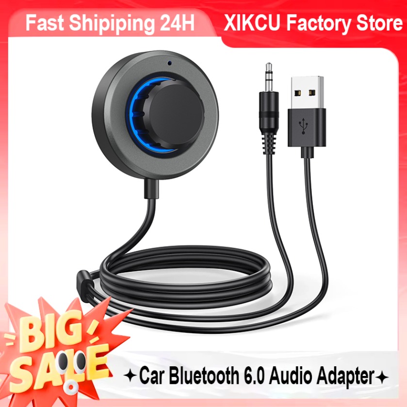 Bluetooth 6.0 レシーバー多機能ロータリーコント - Music Song Audio のレビューと価格