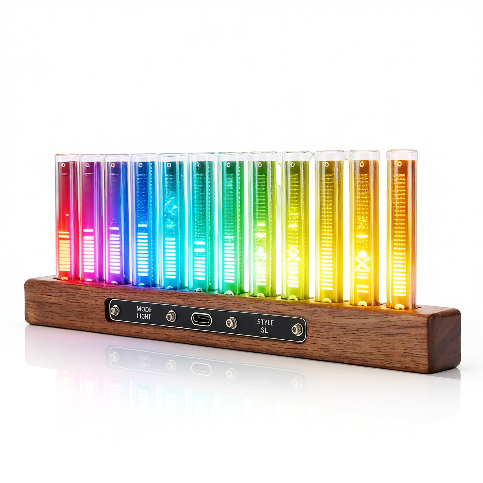 LED音楽スペクトラムディスプレイホームオーディオアナライザ - Audio Music Youtube のレビューと価格